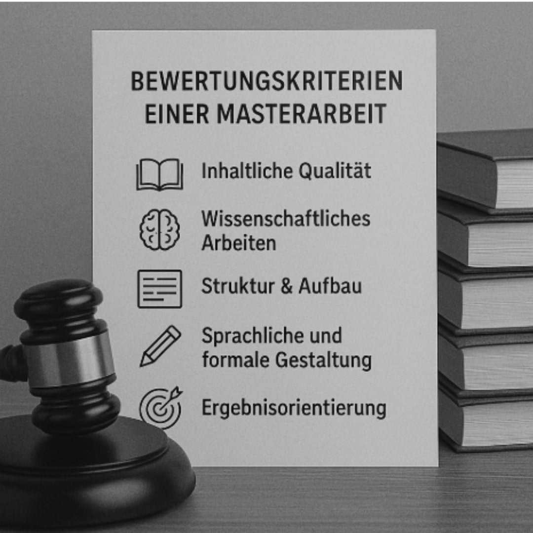 Bewertung Masterarbeit, Bewertungskriterien Masterarbeit
