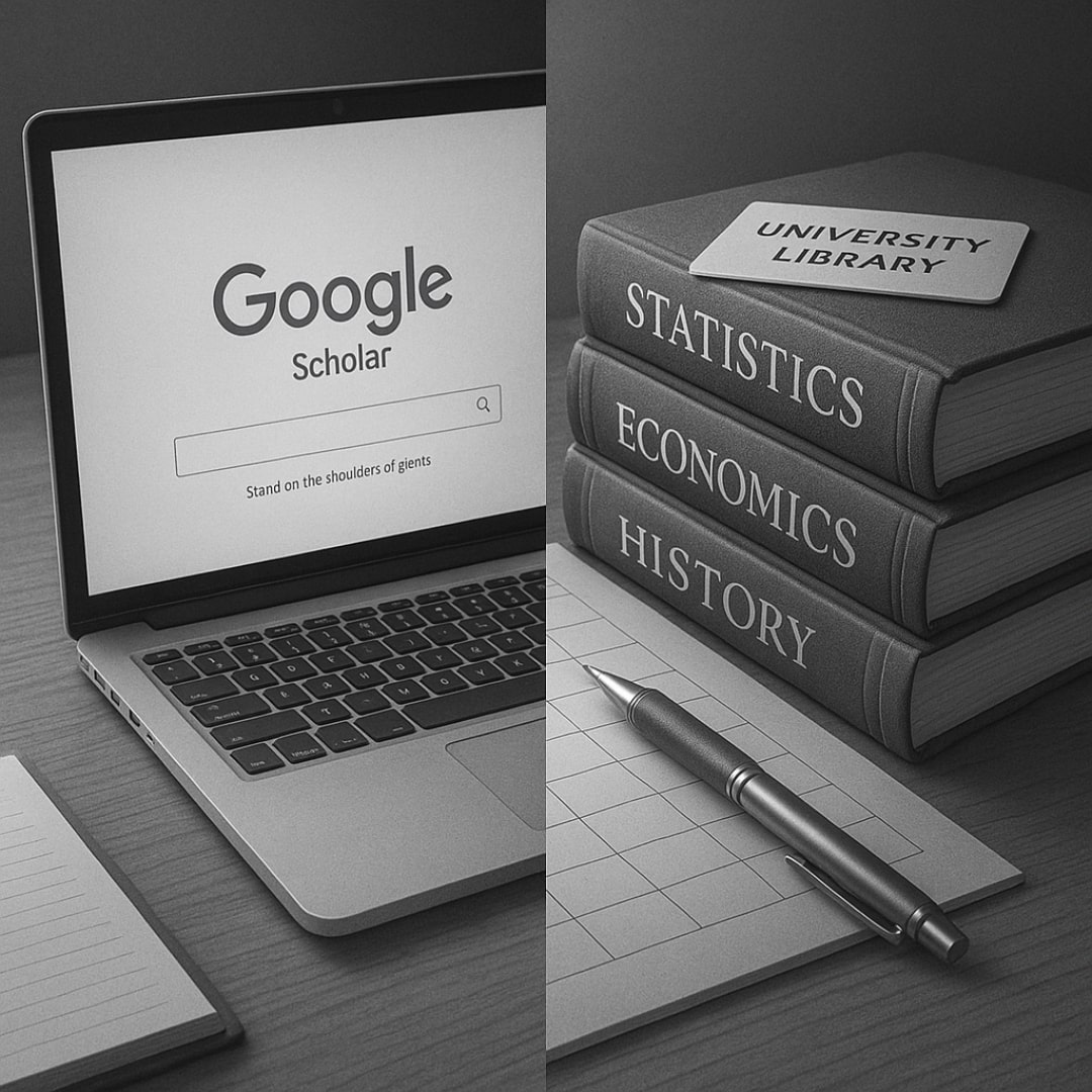 google scholar versus universitaetsbibliothek